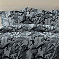 Camo Print 3-piece Blue Comforter Set