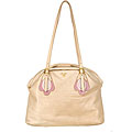 Prada 'Blush Flowers' Leather Shoulder Bag