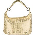 Fendi Forever Zucca Interlaced Hobo-style Bag