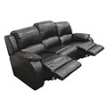Elation Black 84-inch Reclining Sofa