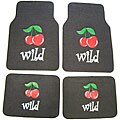 Charcoal Wild Cherry Car/ Truck Floor Mat Set