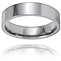 Titanium 5-mm Flat Polished Ring
