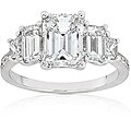 18k Gold 3 1/2ct TDW EGL-certified Diamond Ring (G-H, SI1) (Size 6.5)