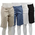 D.W. Sport Women's Stretch Sateen Twill Extended Shorts