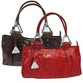 Franco Sarto Pyramid Croc Satchel