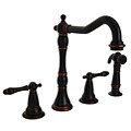 Kindred Bronze Two-handle Kitchen Faucet