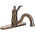 Kindred Brushed Nickel Traditional Single Faucet