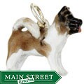 Sterling Silver Enamel Akita Dog Charm/ Pendant