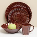 Sango Sundance Brown 16-piece Dinnerware Set
