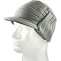 Iced Out Gear Men's Grey Classic-style Visor Beanie Hat