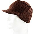 Iced Out Gear Brown Visor Beanie Hat