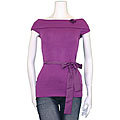 CH.R Junior's 'Sabrina' Purple Boatneck Top