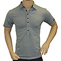 Travis Mathew Men's Grey Extend Polo Golf Shirt