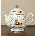 Royal Albert Old Country Roses Teapot Cookie Jar
