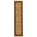 Hand-knotted Tropicana Wool Rug (2'6 x 12')