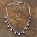 Sterling Silver Keshi Pearl Necklace (USA)