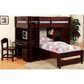 Hampton Colonial Honey Oak Wooden Twin Loft Bed