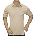 Travis Mathew Men's Tan Side Swipe Golf Shirt