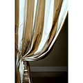 Signature Stripe Faux Silk Taffeta Curtain Panel (50 in. x 84 in.)