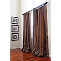 Signature Stripe Faux Silk Taffeta Curtain Panel (50 in. x 108 in.)