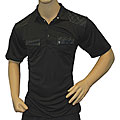 Travis Mathew Black Patch Mathews Polo Golf Shirt