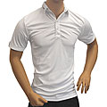 Travis Mathew Men's White Western Peak Golf Shirt