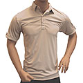 Travis Mathew Men's Tan Western Peak Golf Shirt