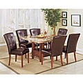 Vienna Reminisce 7-piece Granite Top Dinette Set