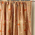 Dupioni Allover Silk Window Panels (India)