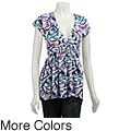 Simply Irresistible Short-sleeve Printed V-neck Shirt