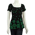 Simply Irresistible Women's Tie-back Print Shirt