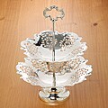 Towle Antique Reproduction 2-tier Pierced Server