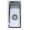Square Undermount 16 Gauge Stainless Steel Single Bowl Kitchen Sink
