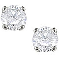 14k Gold 1ct TDW Diamond IGL Certified Earrings