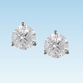 14k Gold 1/2ct TDW IGL Certified Diamond Earrings (G-H, I1-I2)