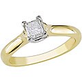 14k Gold 1/4ct TDW IGL Certified Diamond Ring (G-H, I1-I2)