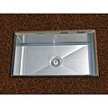 Ticor Square Undermount 16 Gauge Stainless Steel Beveled Kitchen Sink