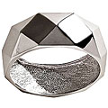 Silvertone Octant Spherical Fashion Bangle