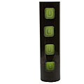 Neon Light Large Glass Vase