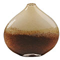 Creme Brulee Glass Vase