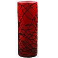 Black Cherry Glass Vase