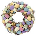 Multi-color Iced Egg Wreath