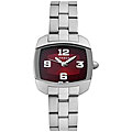 Giordano Women's Stainless Steel Burgundy Dial Watch