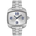 Giordano Men's Stainless Steel Silver Dial Watch