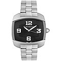 Giordano Men's Stainless Steel Black Dial Watch