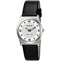 Invicta Women's Slim Black Leather Watch