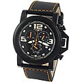 Akribos XXIV Men's Black Chronograph Watch