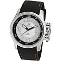 Joshua & Sons Men's Silver Dial Swiss Quartz Date Watch