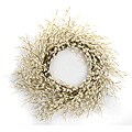 Large Cream Forsythia Wreath