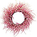 Large Pink Forsythia Wreath